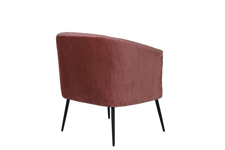 Perla Chair Velvet Fluted Back